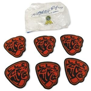 Vintage LLC‎ Tiger Letterman Patches Lot of 6 Whiting Los Angeles Deadstock NEW
